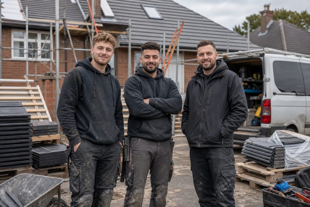 Abbott Roofing Oxford on site